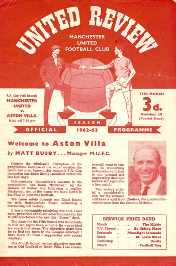 Manchester United FC v Aston Villa FC